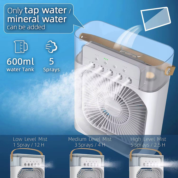 پنکه رومیزی مدل CoolMist مه پاش نسخه اصلی