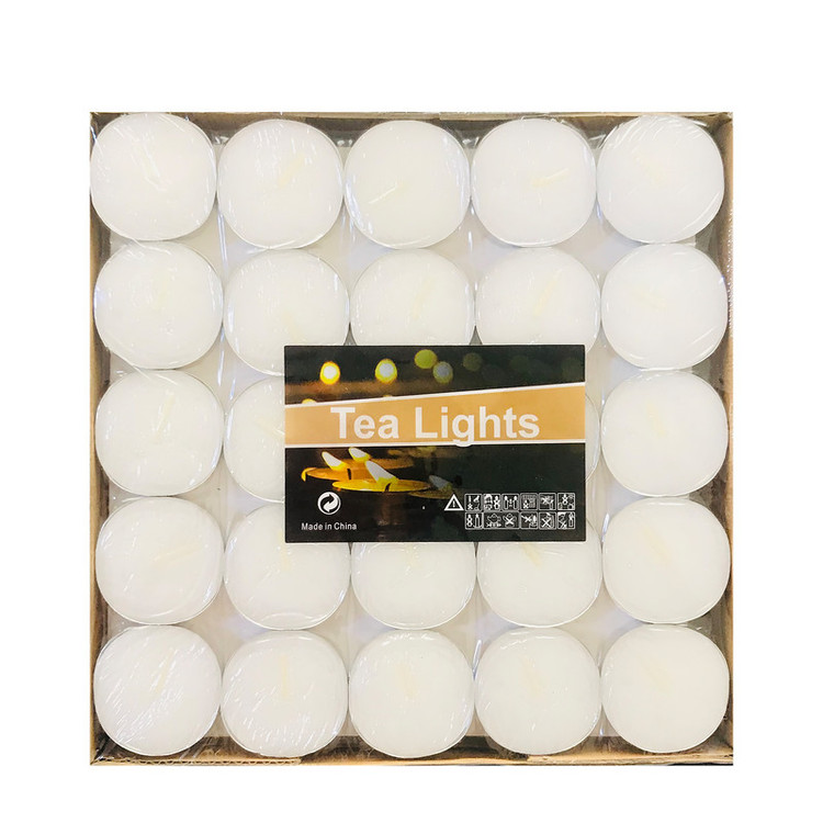 شمع وارمر مدل Tea Lightsسوخت 4.5 ساعت خارجی 50عددی