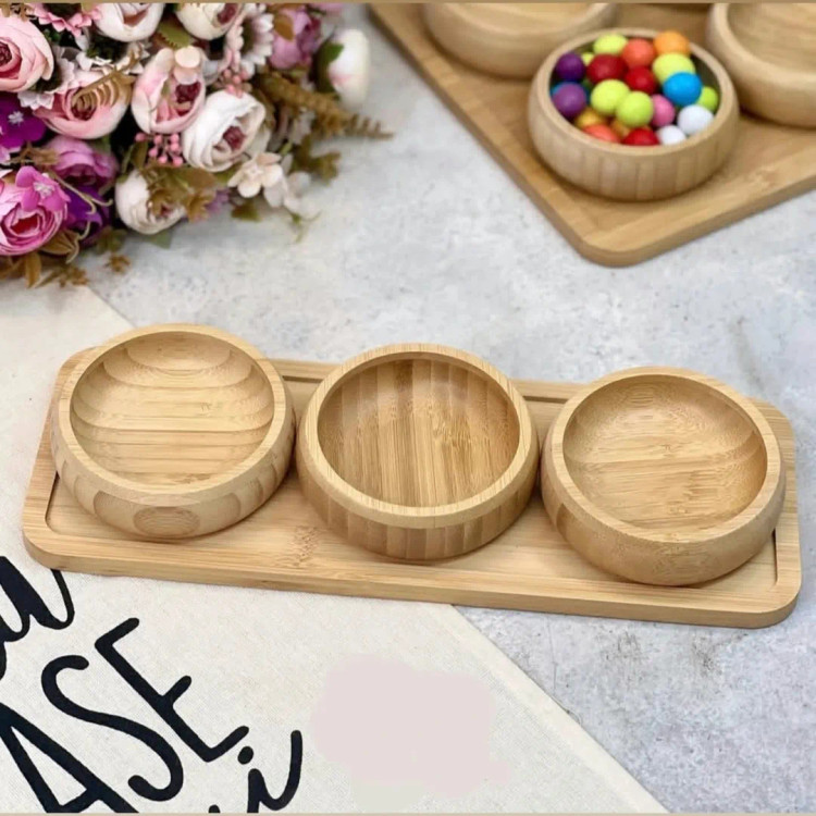 اردوخوری گرد ۳ خانه با زیره چوبی ضخیم