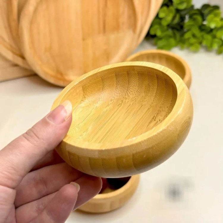 اردوخوری گرد ۳ خانه با زیره چوبی ضخیم