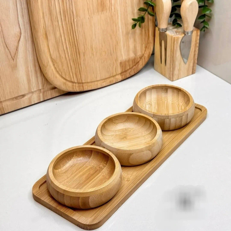 اردوخوری گرد ۳ خانه با زیره چوبی ضخیم