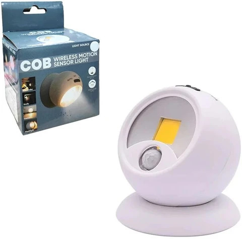 چراغ سنسور دار بیسیم COB | چراغ حرکتی هوشمند بدون سیم