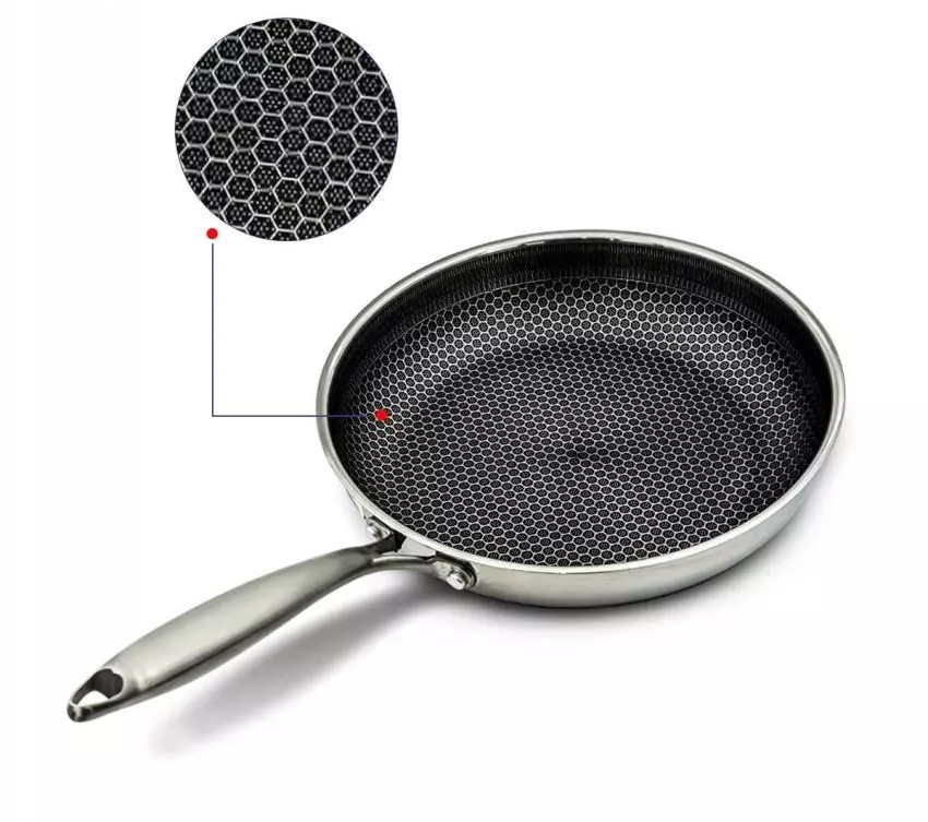 ماهیتابه استیل نچسب کف لیزری 30 سانتی برند cookware